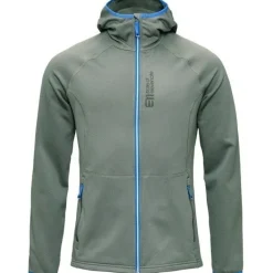 Men's Skiers Fleece Hood Gray Green