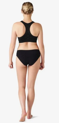 Merino Sport Seamless Bikini Boxed Black