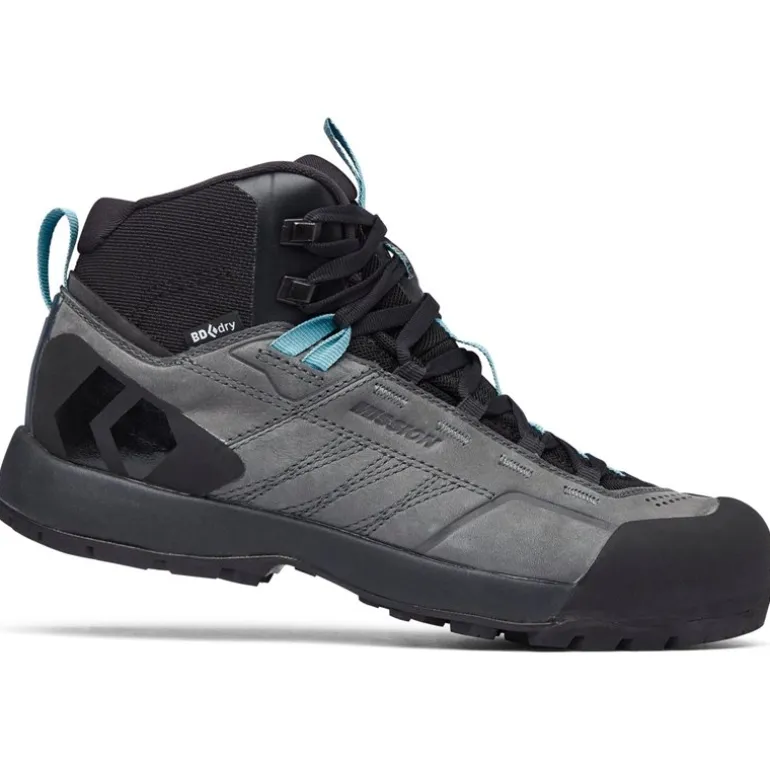 Mission Leather Mid WP Approach Shoes Wo Steel Grey/Costal Blue