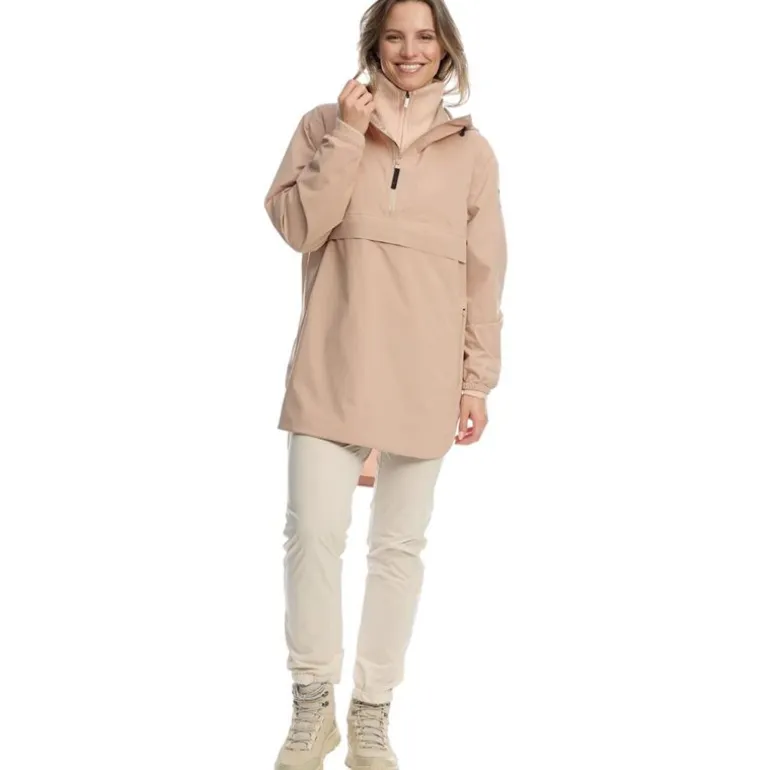 Mode Packable Anorak W Dark Beige