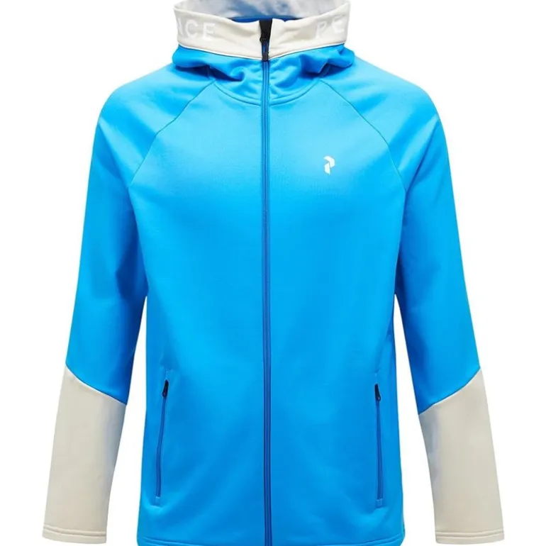 M Rider Zip Hood Brilliant Blue/Sand Fog