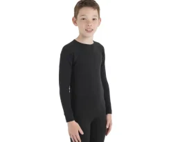 200 Oasis LS Crew Top Kids Black