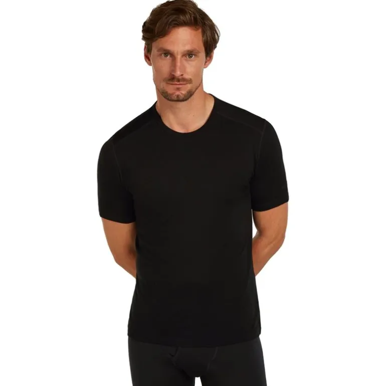 200 Oasis SS Crew Top Men Black