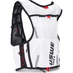 Pace 8L Trail Running Vest White/Black