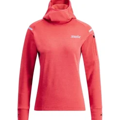 Pace Midlayer Hooded W Cayenne