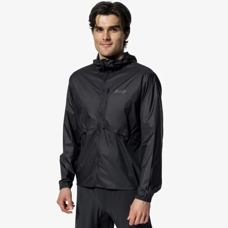 Pace Wind Light Hooded Jacket M Black