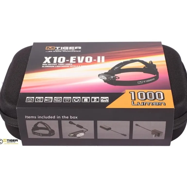 Pannlampa M-Tiger X10-Evo II