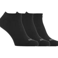 3Pk No Show Socks Black
