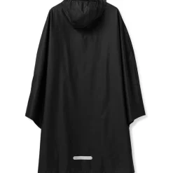 Pu Light Rainponcho Jet Black