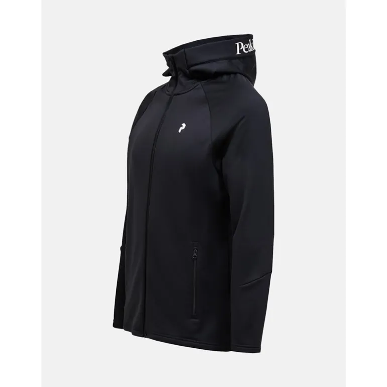 Rider Essentials Midlayer Zip Hood Men Black/Black