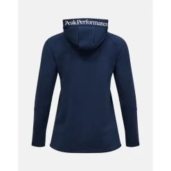Rider Essentials Midlayer Zip Hood Women Blue Shadow/Blue Shadow