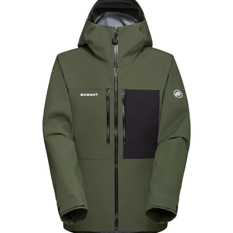 Stoney HS Hooded Jacket Men Dark Marsh/Black