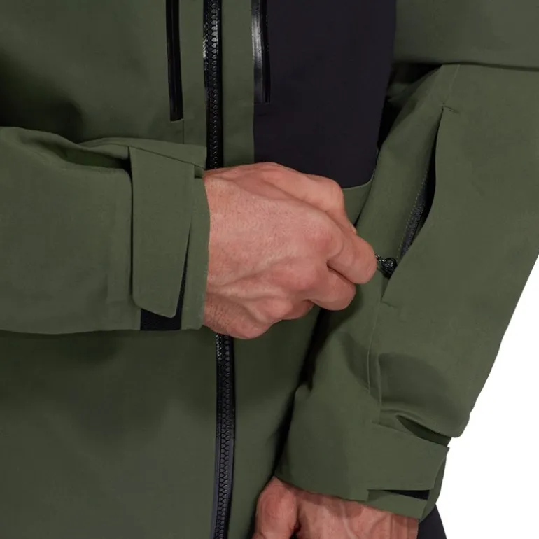 Stoney HS Hooded Jacket Men Dark Marsh/Black
