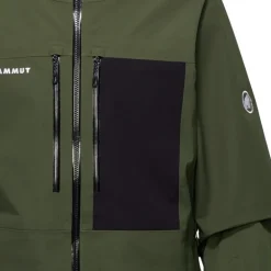 Stoney HS Hooded Jacket Men Dark Marsh/Black
