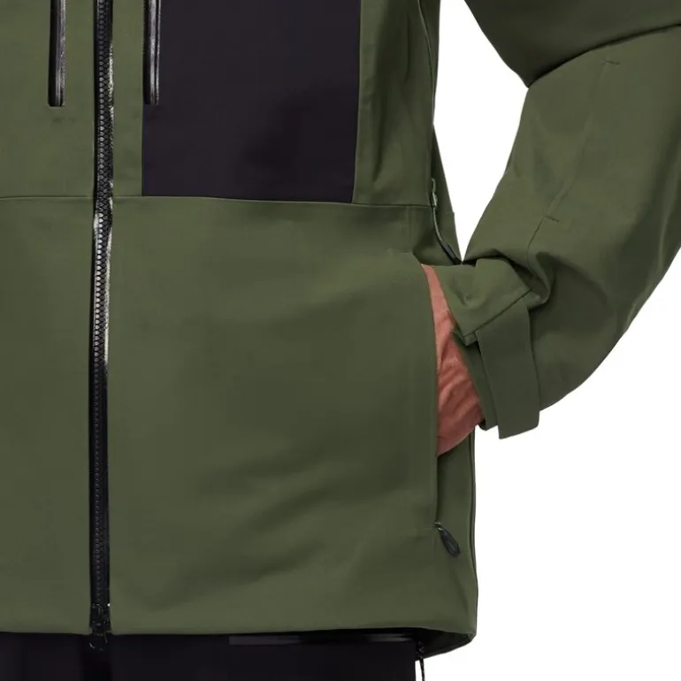 Stoney HS Hooded Jacket Men Dark Marsh/Black