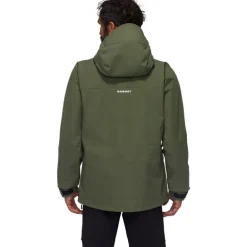 Stoney HS Hooded Jacket Men Dark Marsh/Black