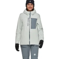 Stoney HS Thermo Hooded Jacket Women Silver Sage/Strata