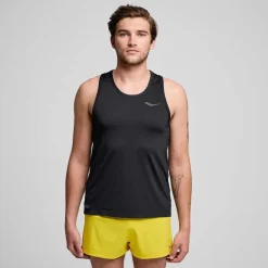 Stopwatch Singlet M Black