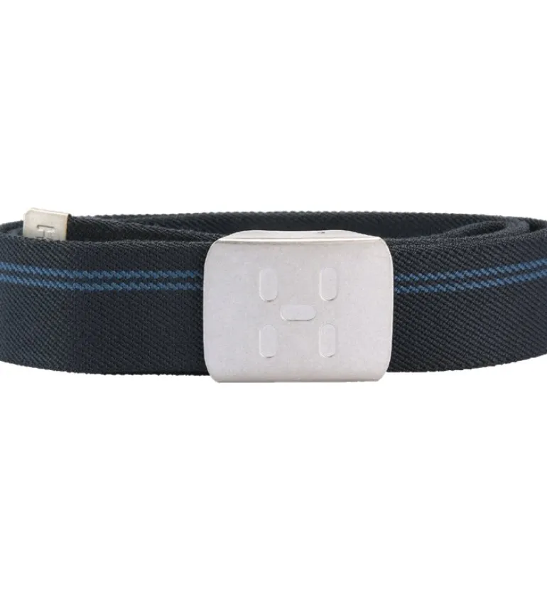 Stretch Webbing Belt Tarn Blue