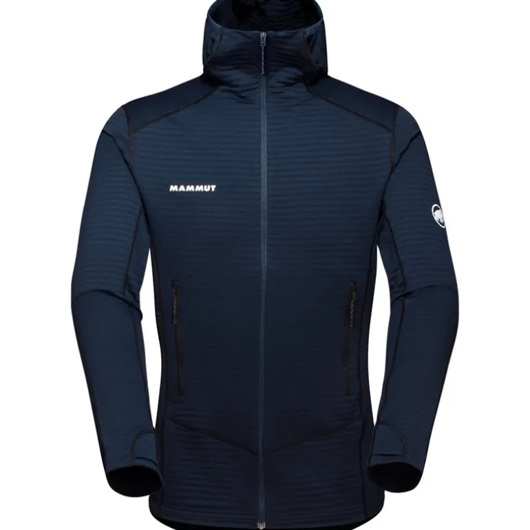 Taiss Light ML Hooded Jacket Men Marine
