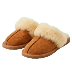 THE Cozy Slipper Cognac