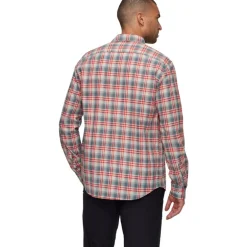 Trovat Summer Longsleeve Shirt Men Silver Sage/Mammut Red