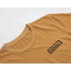 T-shirt "Kaffedarr" Ochre Yellow