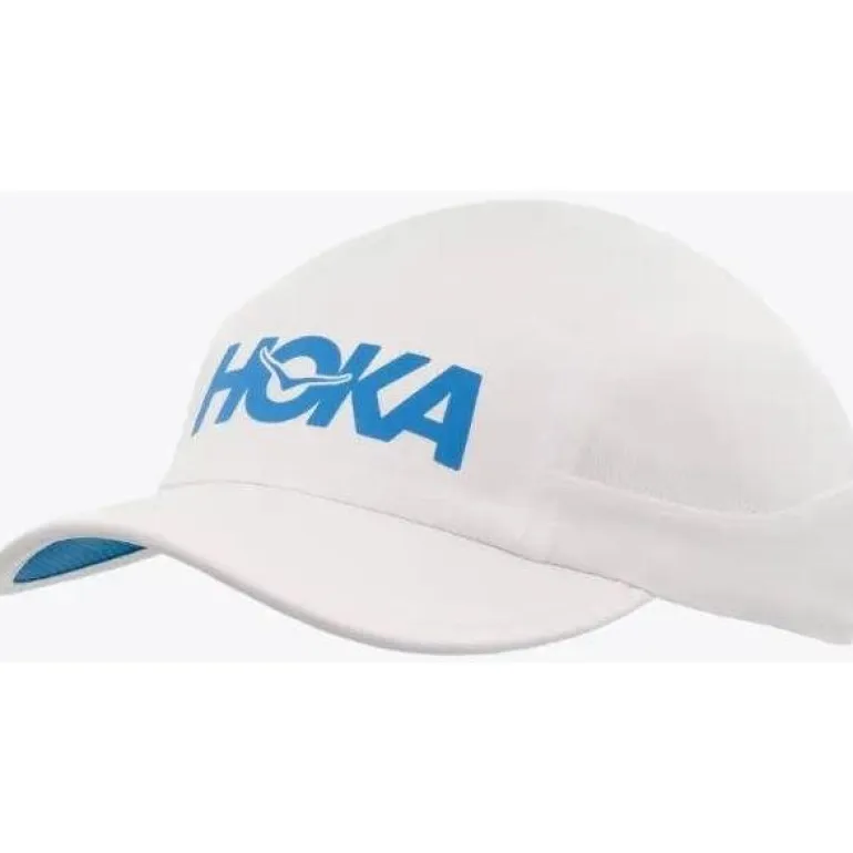 U Hoka Run Hat White