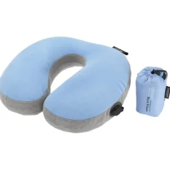 U-Shaped Neck Pillow Light Blue/Grey