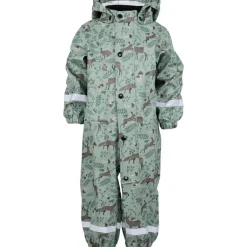 Vattholma Rain Baby Overall Green/Brown