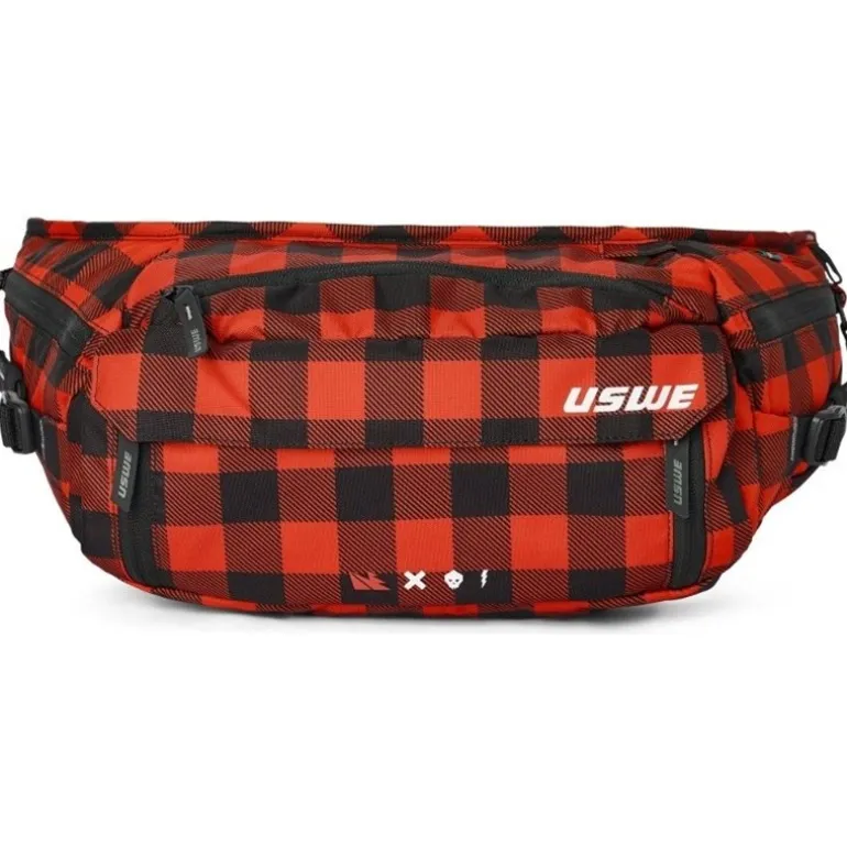 Waist 2L Hip Pack Flannel Red