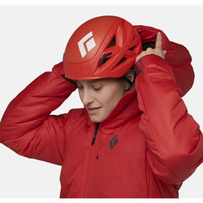 W Belay Parka Coral Red