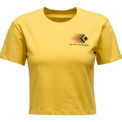W Faded Crop Ss Tee Soft Ochre