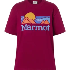 Wm's Coastal Tee SS Red Mulberry