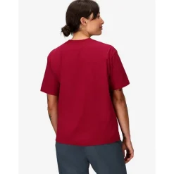Wm's Coastal Tee SS Red Mulberry