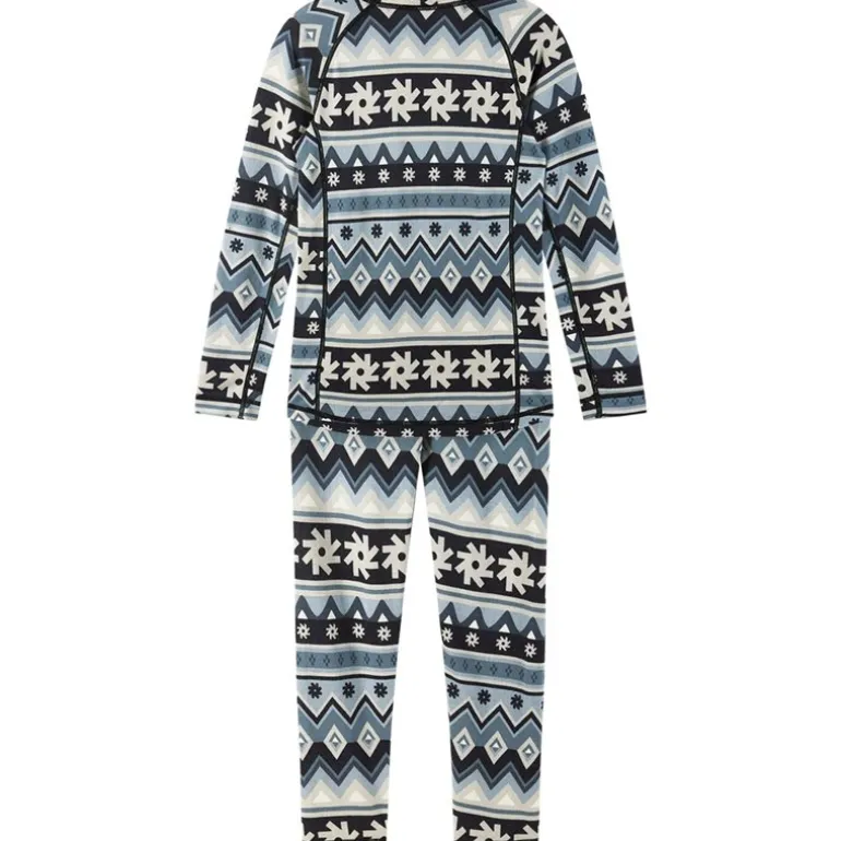Wool Base Layer Set Taitoa Black