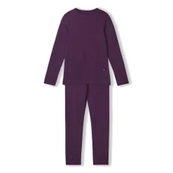 Wool Base Layer Set Taitoa Deep Purple