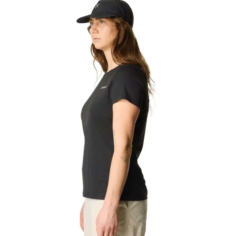 W's Pace Air Message Tee True Black / Houdini Logo