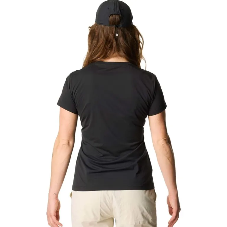 W's Pace Air Message Tee True Black / Houdini Logo