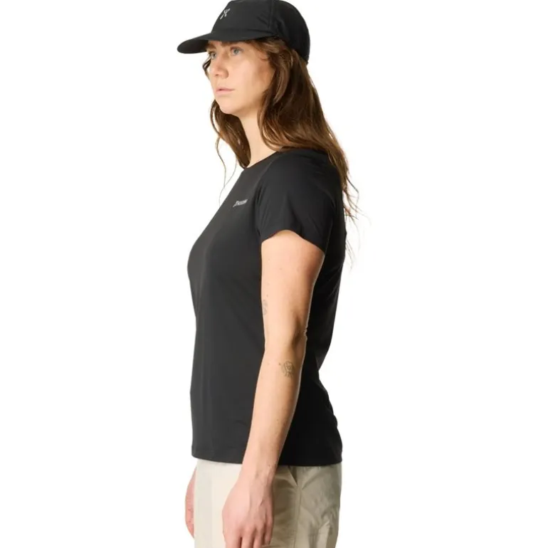 W's Pace Air Message Tee True Black / Houdini Logo