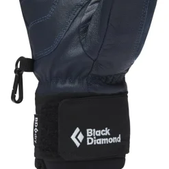 W Spark Mitts Charcoal-Belay Blue