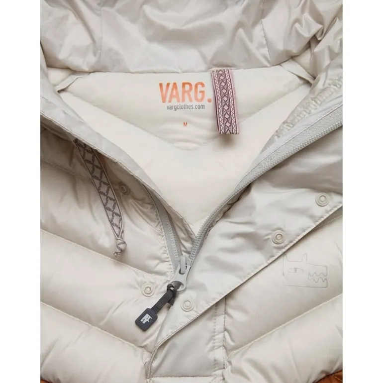 W Övik Down Anorak Gold And Snow