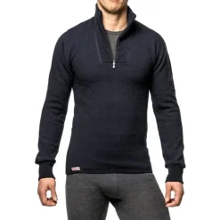Zip Turtleneck 400 Dark Navy
