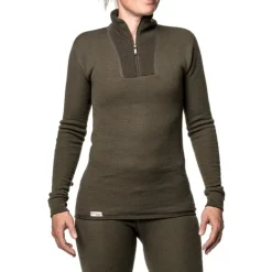 Zip Turtleneck 200 Pine Green
